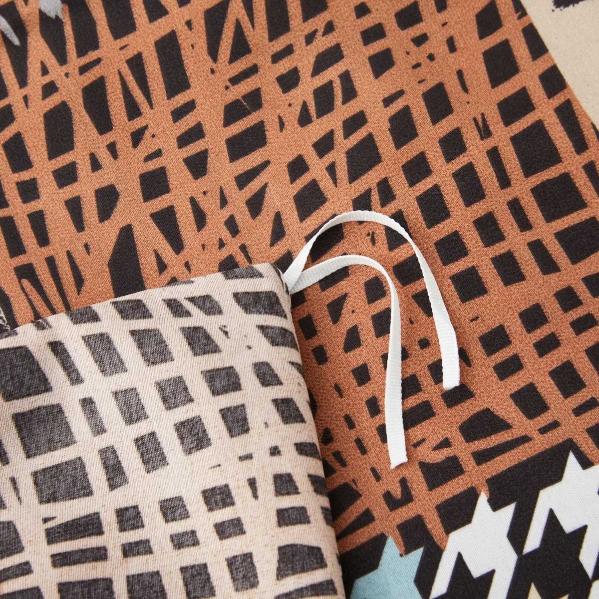 Geometric Lines Duvet Cover Set Full Queen ic Houndstooth Bedding Set Reversible Rustic Farmhouse Patchwork Comforter Cover Y250819