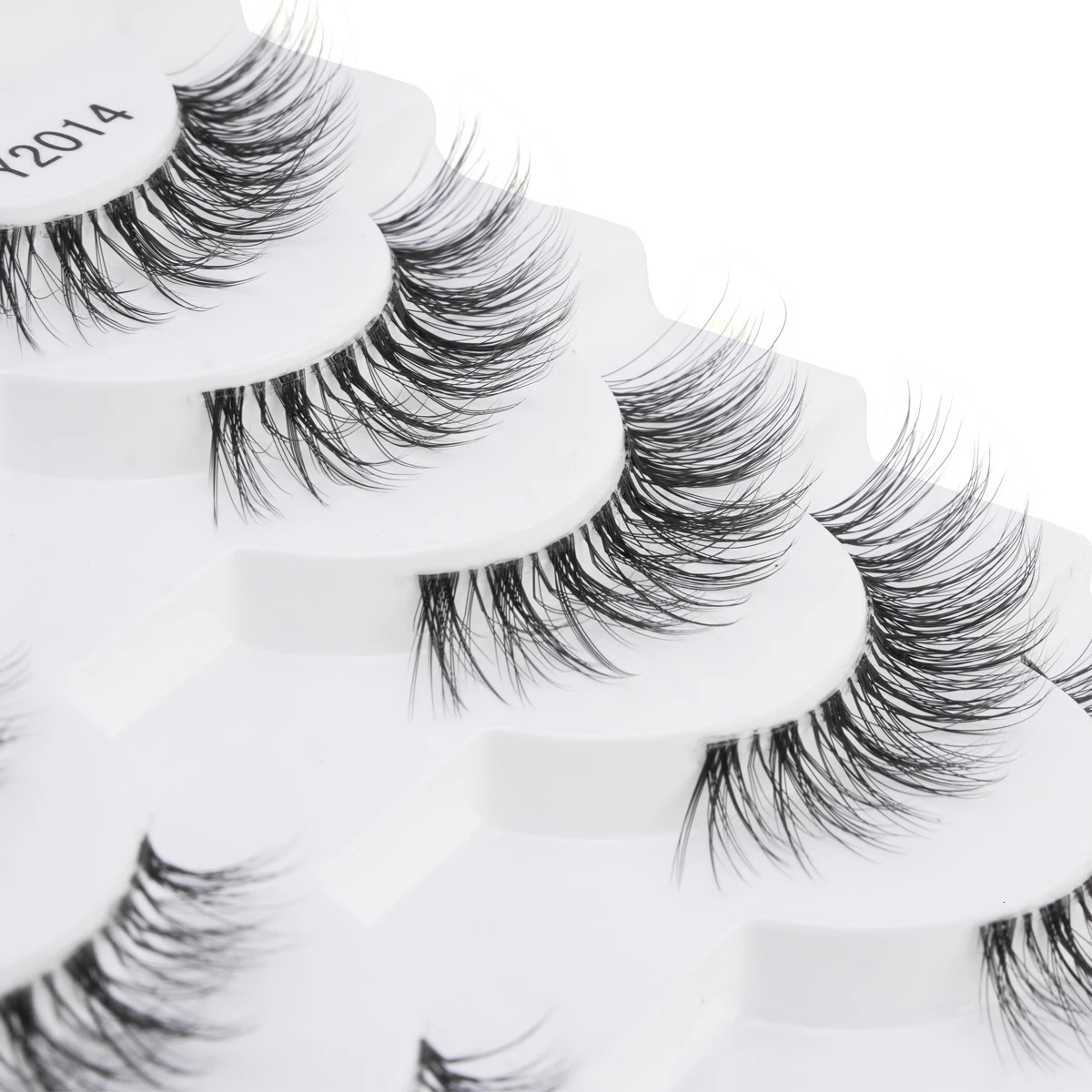 310 pairs Natural Lashes Mink Fluffy False Eyelashes Make up Tools Wispy Half 3D Cat Eye Eyelash s Faux Cils 250811