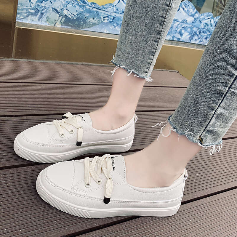 Summer New 2023 Trendy White Sneakers Personality Fashion Simple Casual Travel Women's Board Shoes