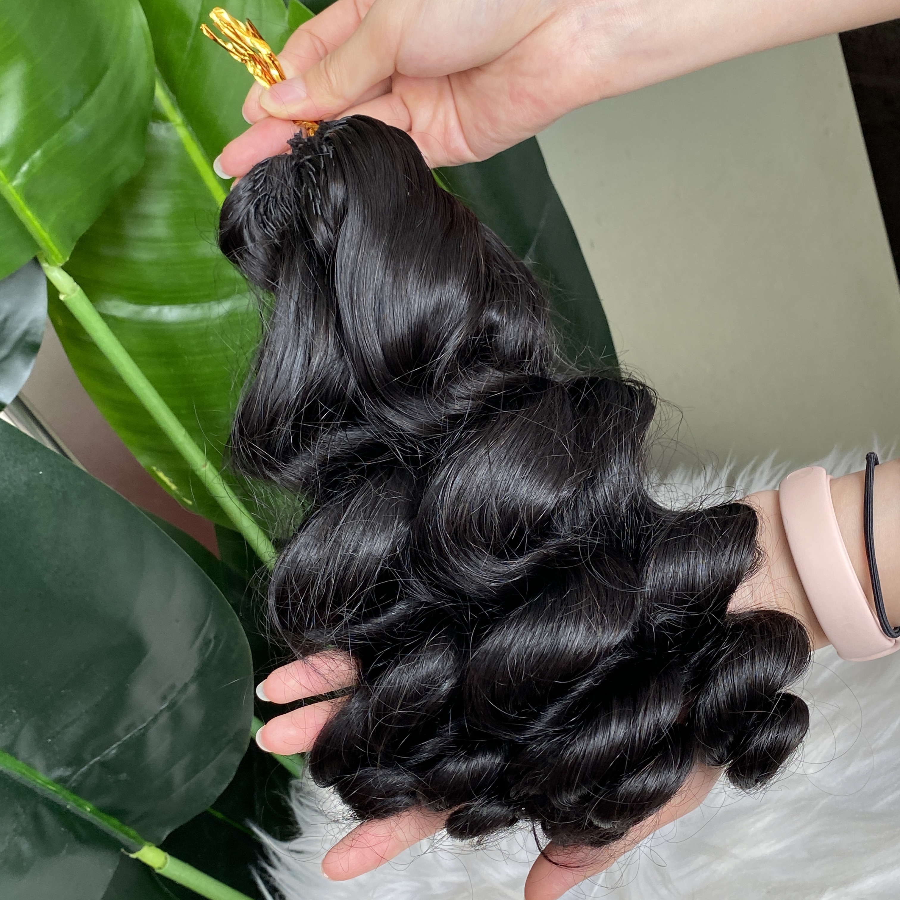100% Remy Raw Virgin Human Hair Natural Black Loose Wave Feather Hair Extensions 100g/lot 3 Lots Russian Brazilian Malaysian Indian