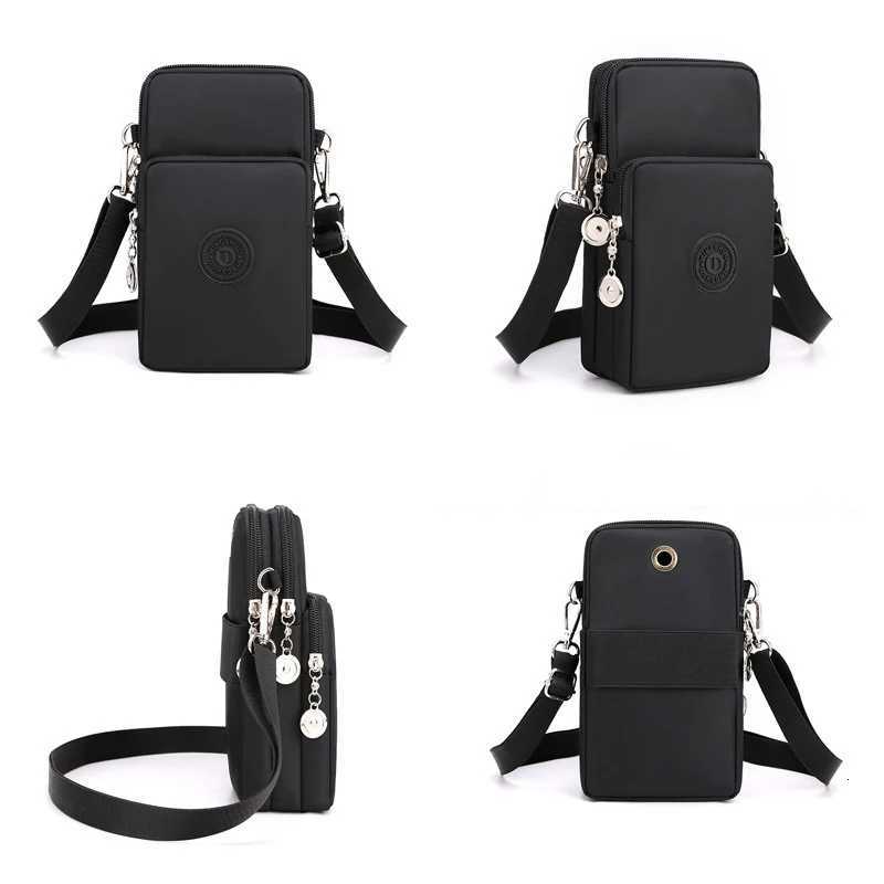 New Women Mobile Phone Bag Nylon Cell Phone Bag Coin Purse Strap Shoulder Bag Small Crossbody Bags for Women Wallet Travel Purse Y250819