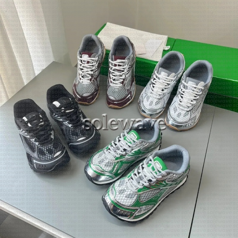 Designer Orbit Sneaker Men Shoes Women Ballet Sneakers Sports Breathable Leather Mesh Matching Lace Up Casual Thick Soled Mixed Color Running Shoes size 35-48