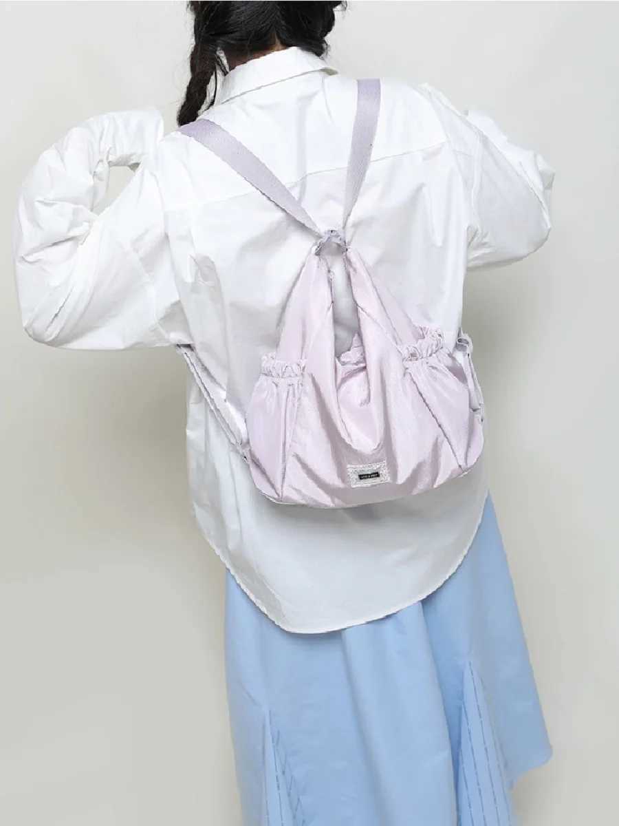 Fashion Women Nylon Backpack Shoulder Bag Niche Design Casual Commuter Tote Bag Daily Student Crossbody Bag For Y250819