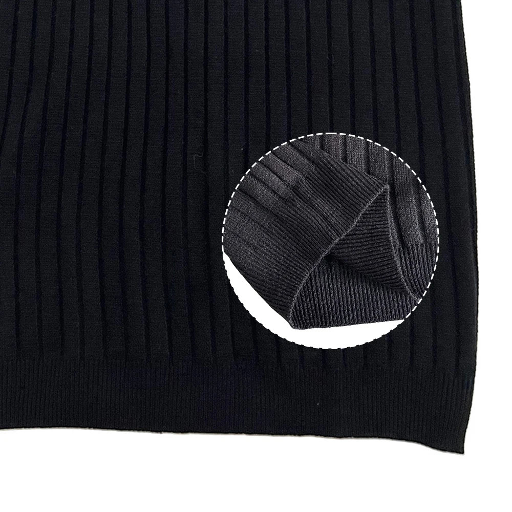 Slavinson Mens Short Sleeve Summer Retro Knit Lapel Striped Top Solid Color Soft Breathable Light Polo Knitwear Men US Size 250808