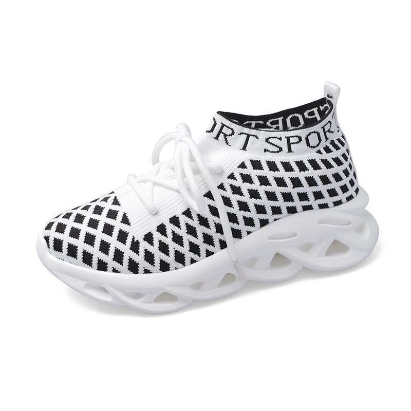 2023 Spring New Fashion Stretch Fabric Sock Casual Women's Shoes Fly Knit Breathable