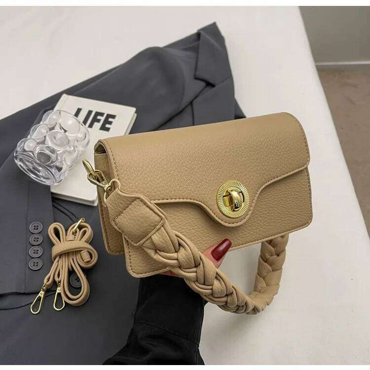 Trendy Retro Mini Square Crossbody Bag For Women Stylish Shoulder Purse Vintage Chic Fashionable Small Handbag