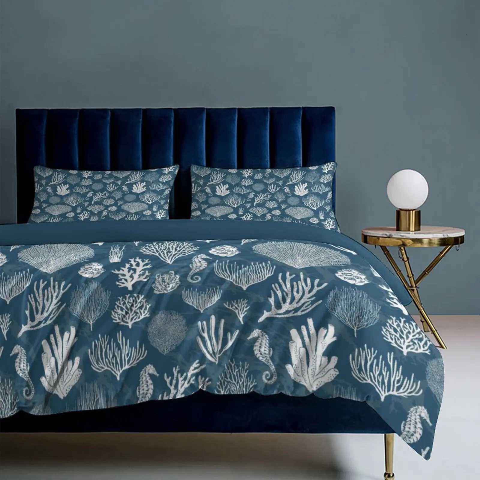 Dreamy Marine - style 3 - Piece Bedding Set Skin - friendly Fabric for a Cozy Sleep Space Y250819