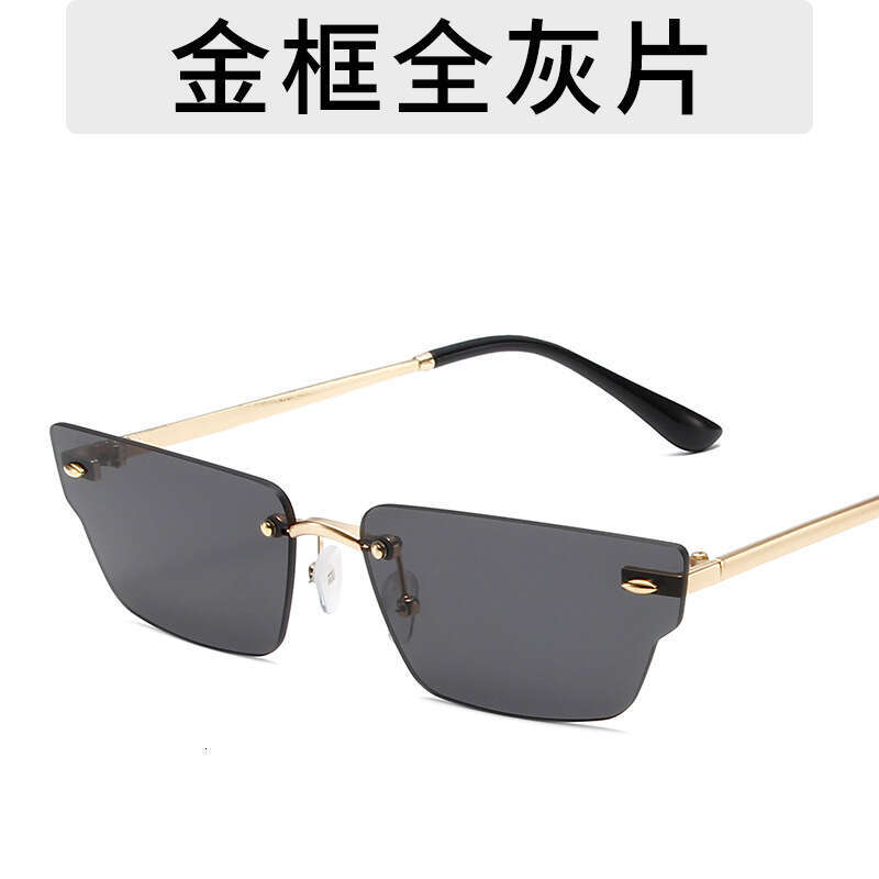 Unique Irregular Light-colored Ocean Designer Lens Same Style as Runway Outfit Glasses Travel Street Photography Sunglasses