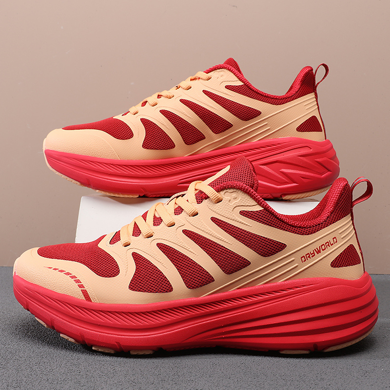 new free shipping designer Running Shoes high quality outdoor trainer shoes message Height Increasing classic sport shoes for woman and men black red 