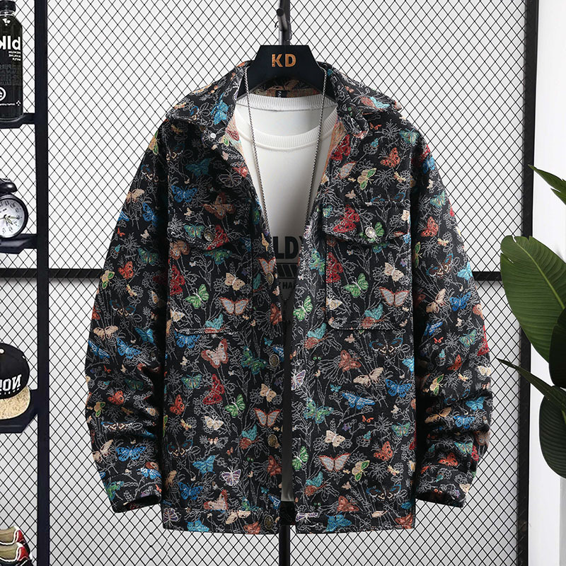 Men's Jacket Spring Luxury Personalized Fashion Casual Handsome Trendy Collar 2025 Korean Style Slimming Youth