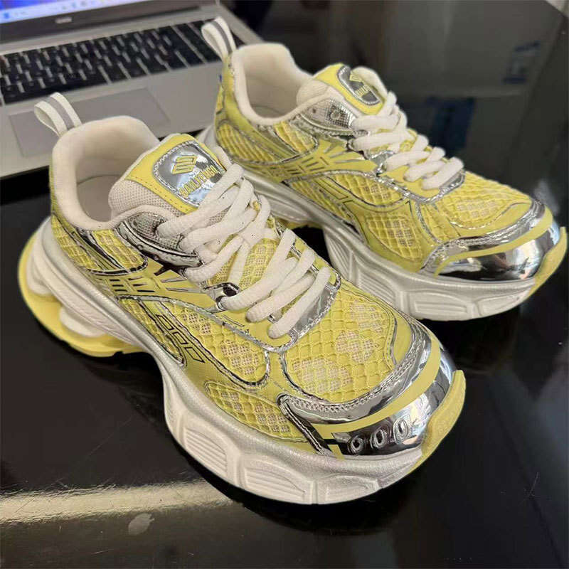 2025 Summer New Trendy Brand Thick-Soled Breathable Ins Dad Shoes for Women Internet Celebrity Super Popular Street Sneakers Trend