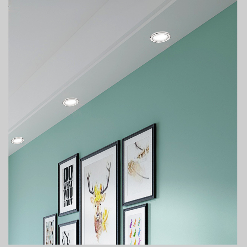 Adjustable LED Three Color Changing Cylinder Light for Hotel Rooms - Ceiling Mount 23