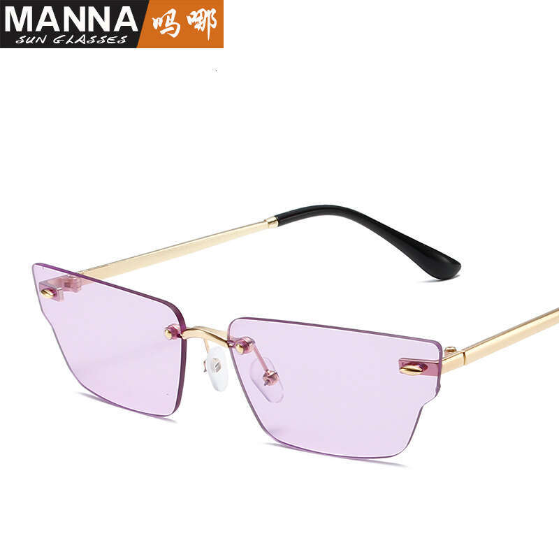 Unique Irregular Light-colored Ocean Designer Lens Same Style as Runway Outfit Glasses Travel Street Photography Sunglasses