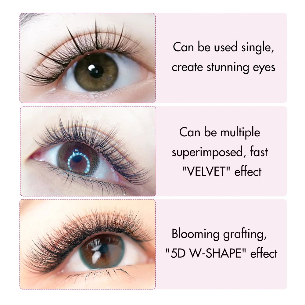Fadvan 5D Spikes Fairy Flora Lashes Cluster Eyelash Grafting Individual Easy Fan s 250811