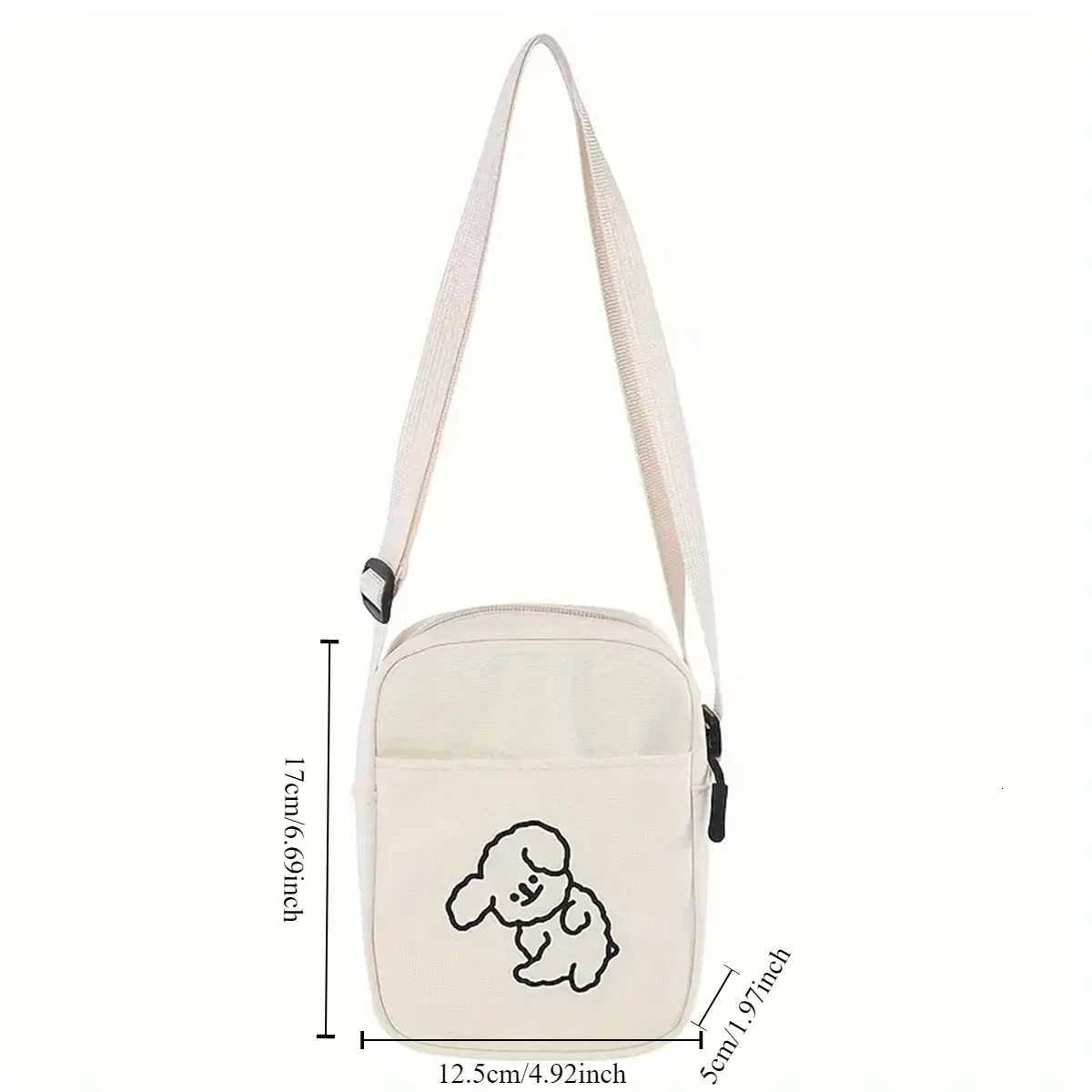 A new trendy cute and fresh white crossbody small bag for women especially suitable for female students and . Its a vers Y250819