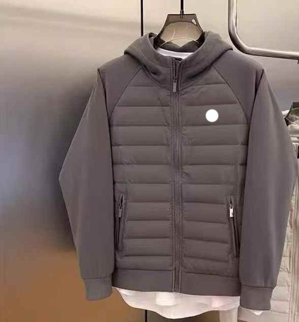Designer jacket Men Jackets Code Scan Thick Fashion French Male Coat Comic Label Inside Hoody Zipper Casual Jackets Zippers Full-Zip Coats Travel Windproof Outwears