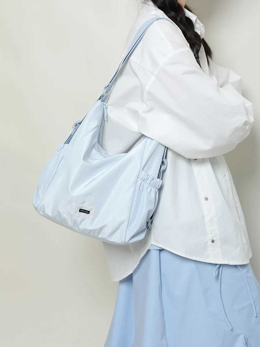 Fashion Women Nylon Backpack Shoulder Bag Niche Design Casual Commuter Tote Bag Daily Student Crossbody Bag For Y250819