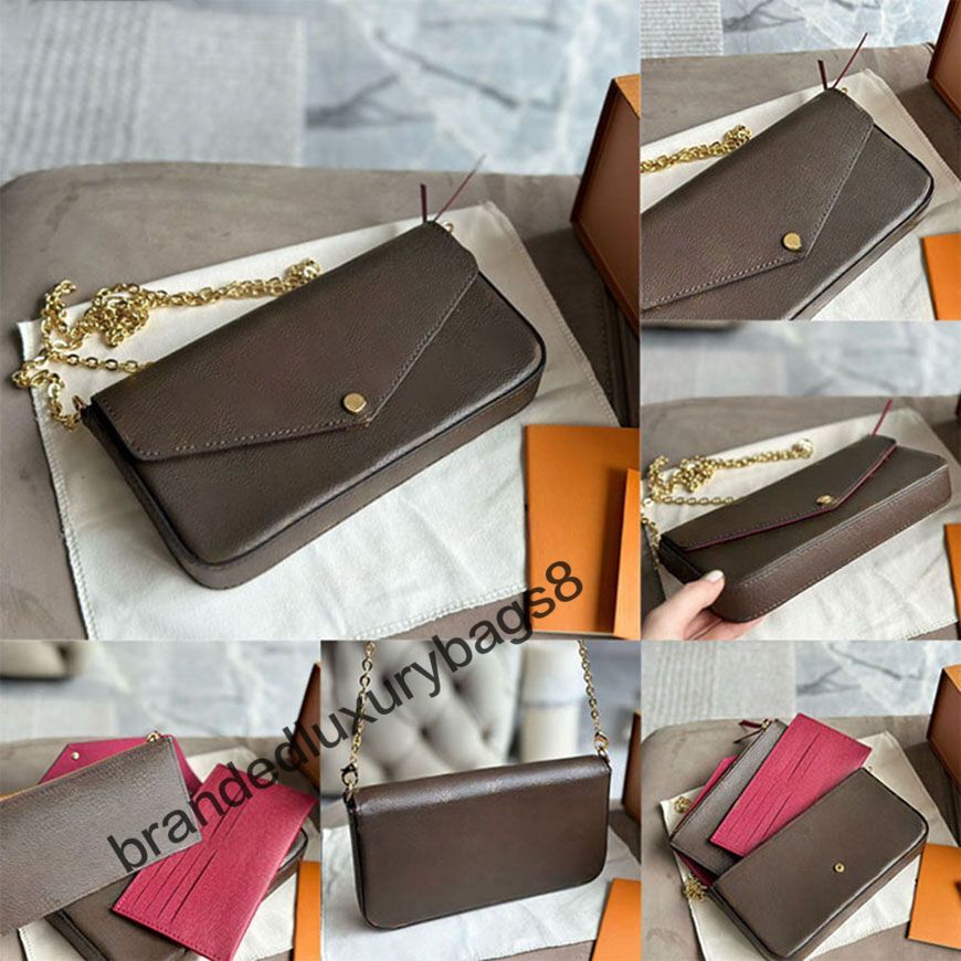 designer bag TOP shoulder bag mini chain purse women luxury crossbody bag lady Easy Pouch On Strap Embossed Letters Old Flower classic handbag envelope Half Moon bag