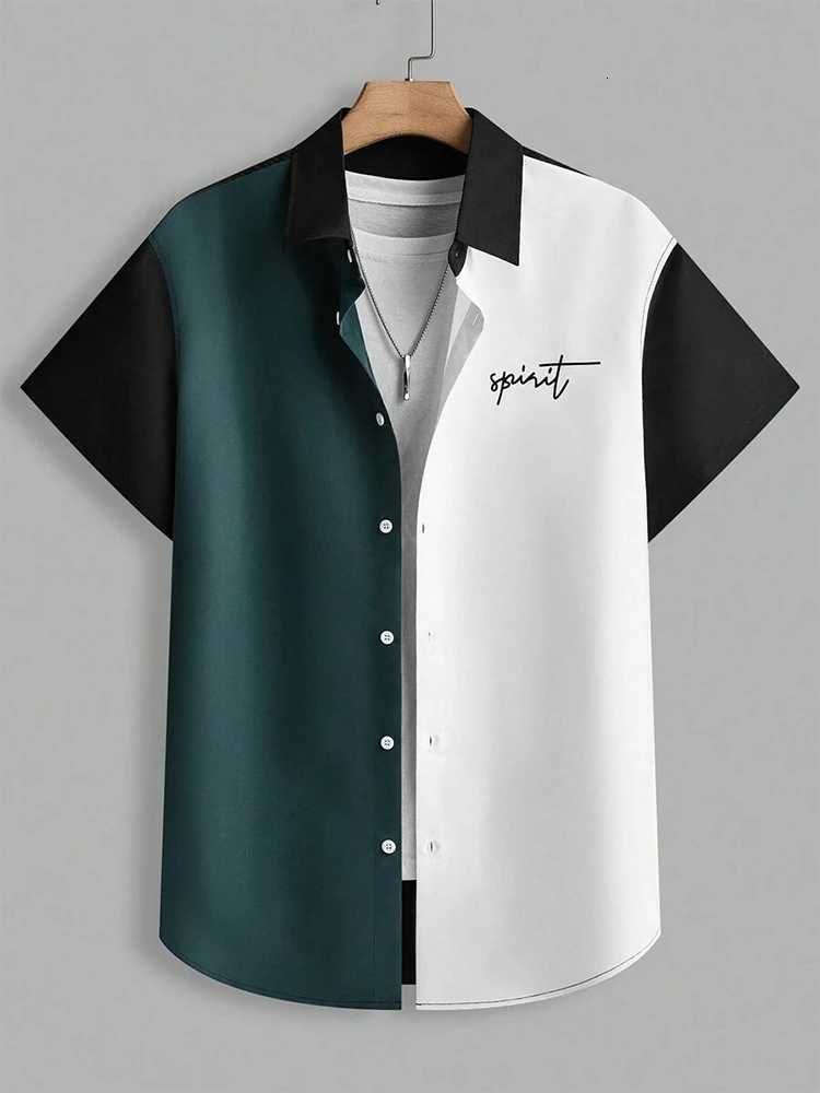 3D Abstract Printed Mens Short-sleeved Shirt Summer Everyday Casual Shirt Outdoor Street Fashion Mens Short-sleeved Shirt Y250819