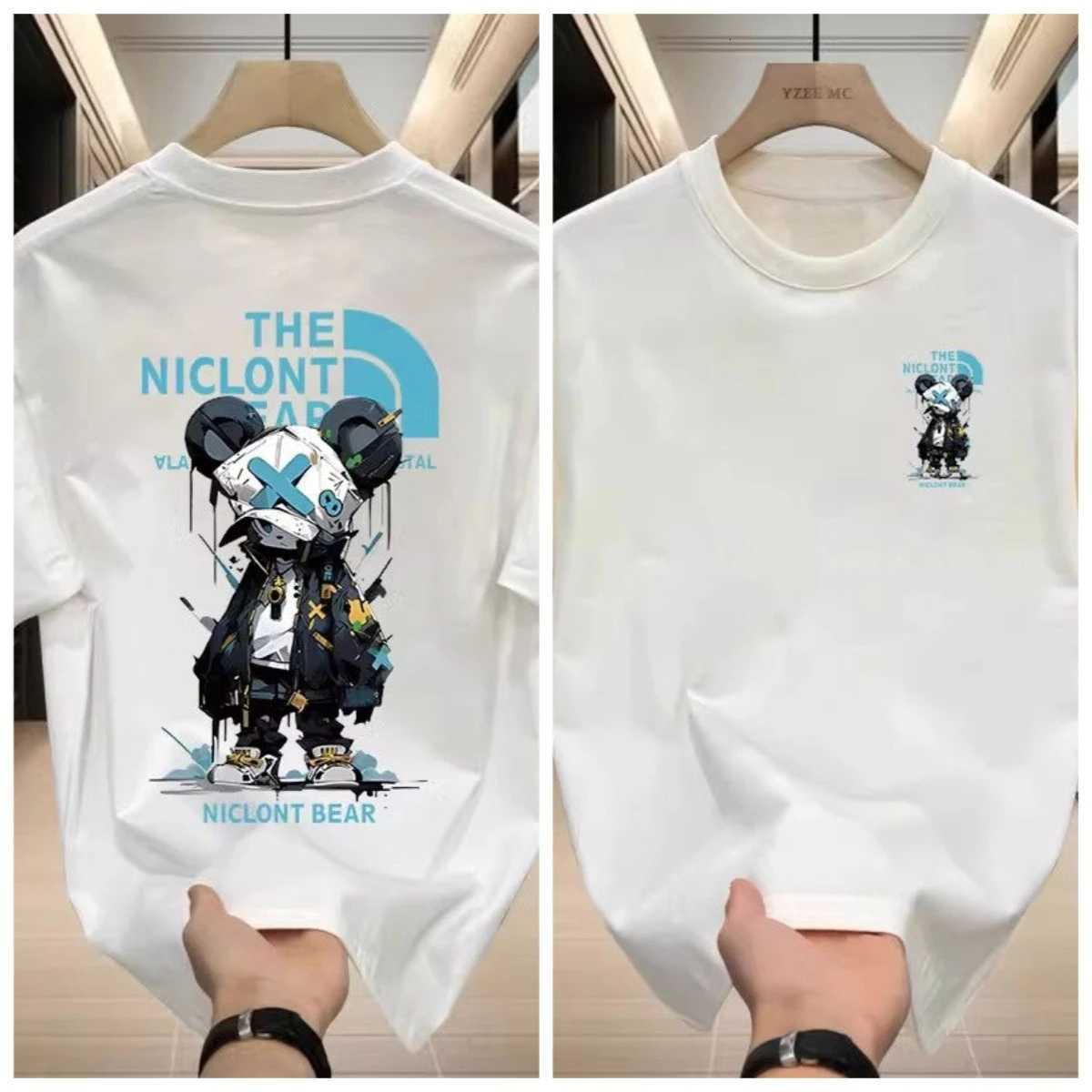 2025 Fashion Brand Heavy American Cotton T-shirt Half Sleeve Short Sleeve Summer Mens New Loose Trend All The Top Y250819