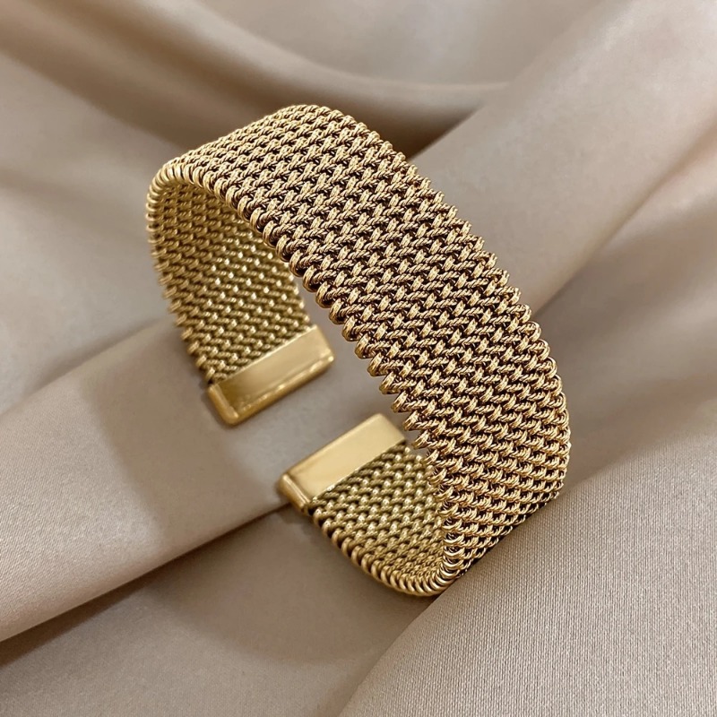 Titanium Steel Round Style Couples' Commuter Bracelet