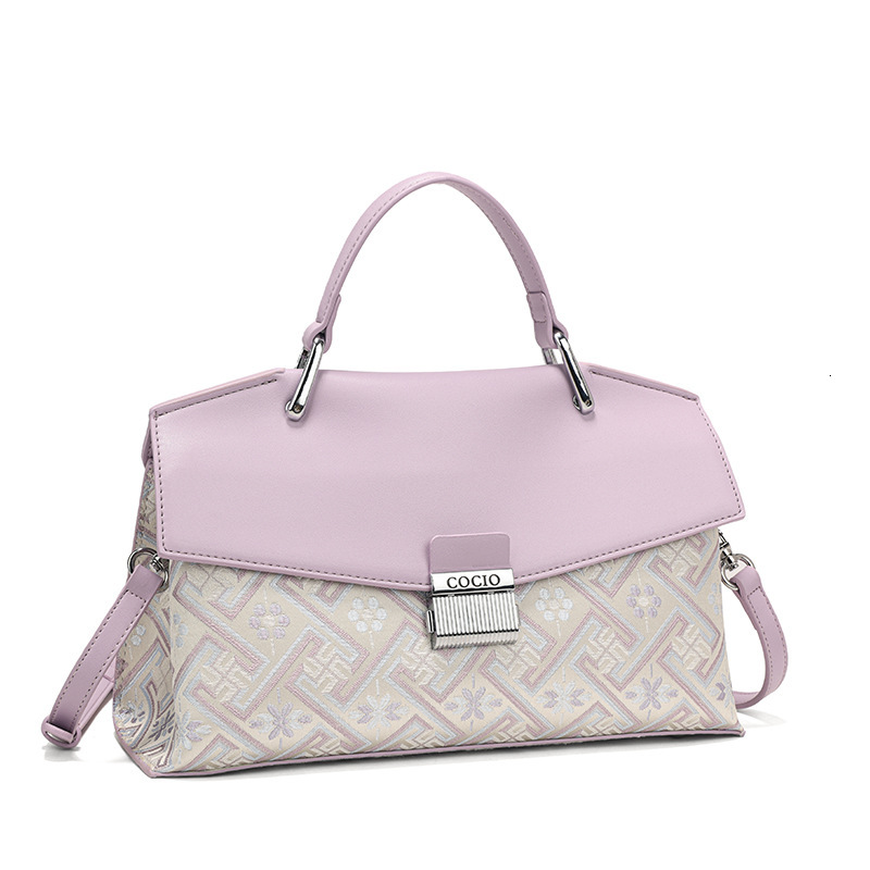 Free Shipping Designer Luxury New Embroidered Handheld Large Capacity Kelly Bag Fashion Women's Versatile Shoulder Crossbody Bag Leisure Shopping