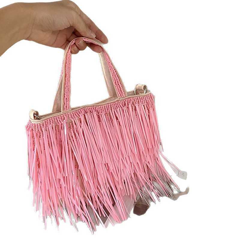 Summer Trend Large Capacity Tassel Bag Hot-Selling New Fashion Shoulder Bag Beach Vacation Tote Bag