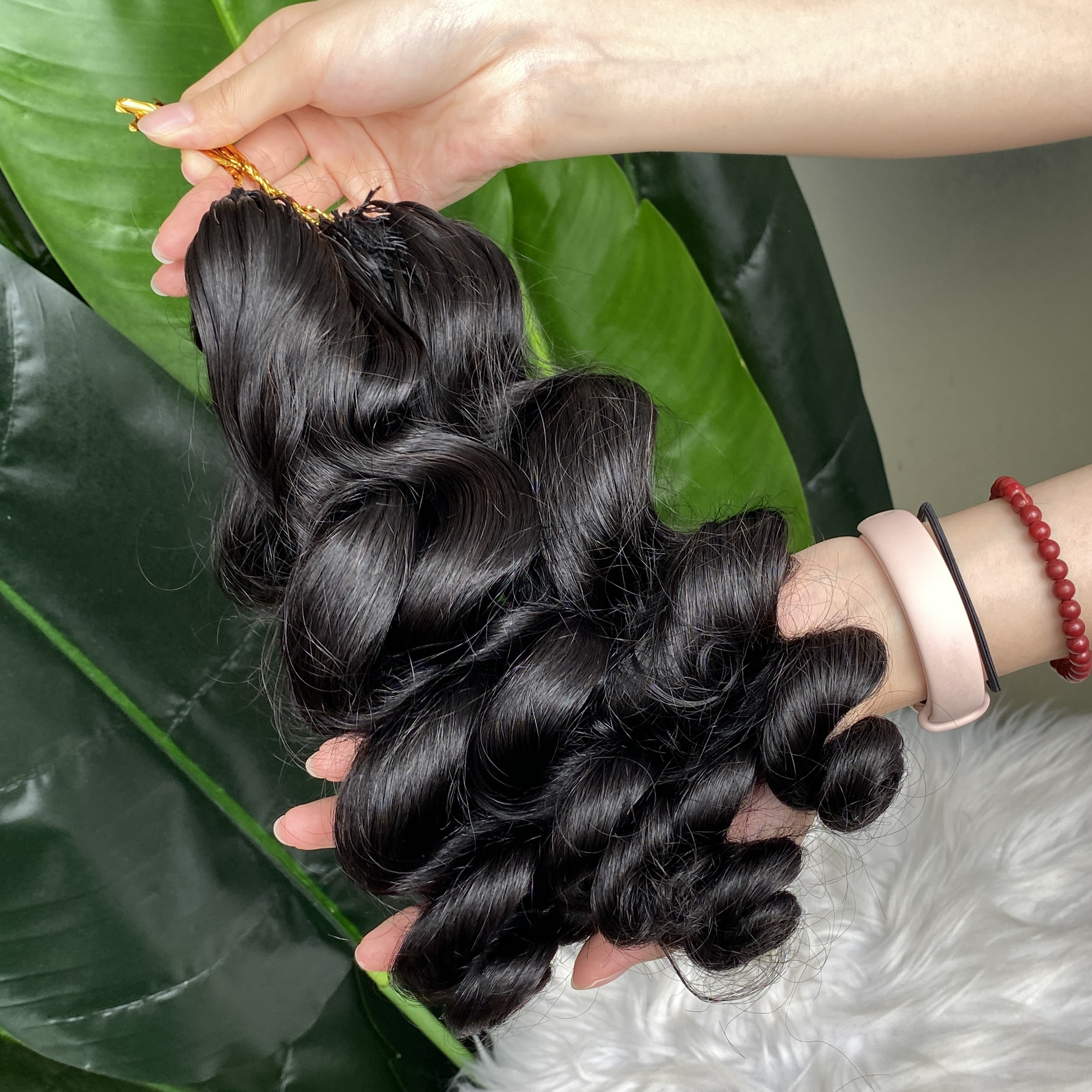100% Remy Raw Virgin Human Hair Natural Black Loose Wave Feather Hair Extensions 100g/lot 3 Lots Russian Brazilian Malaysian Indian