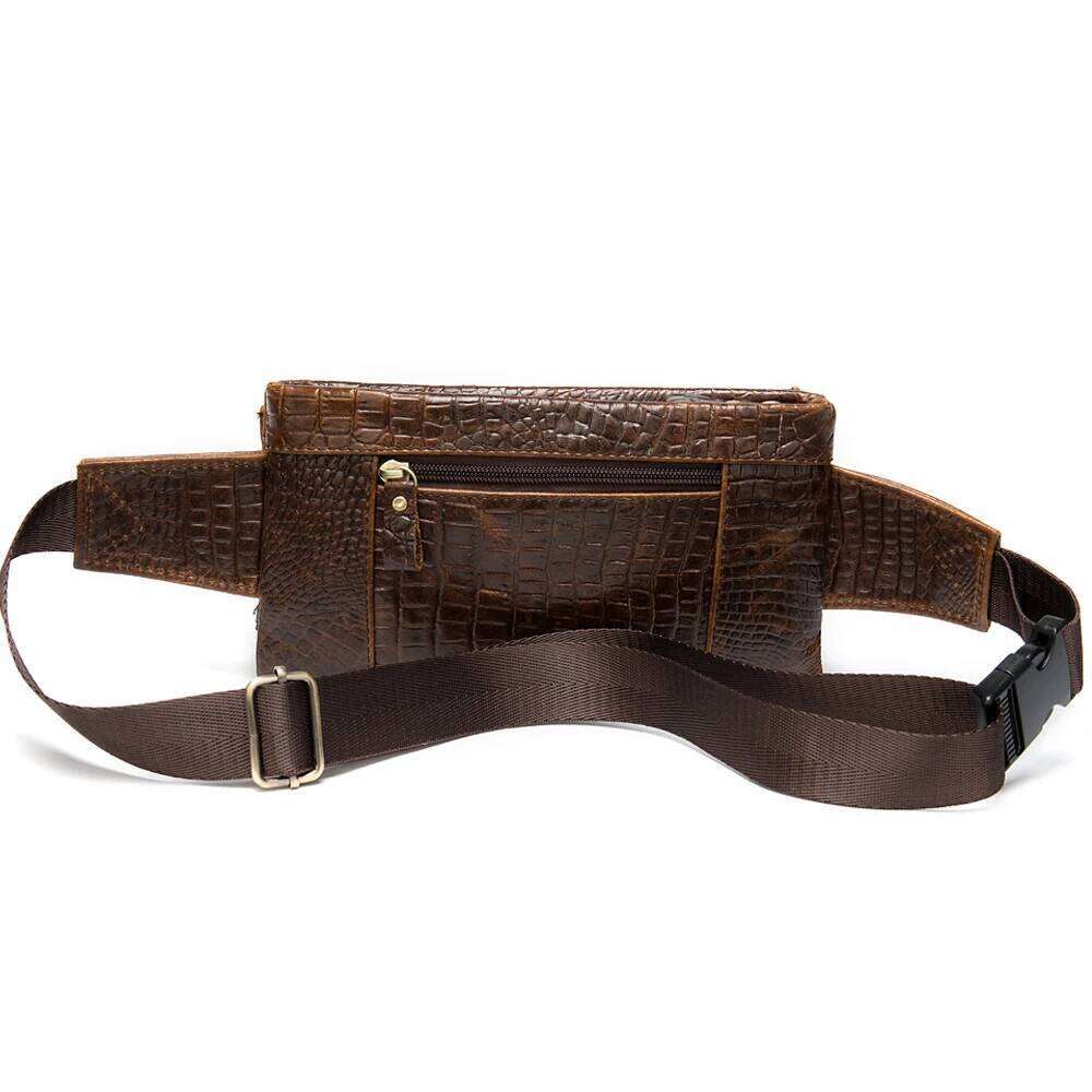 Phone Hip Banana Genuine Leather Belt Pouch Women's Waist Female Fanny Pack Travel Sport Bag