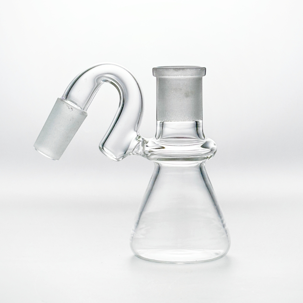 MINI 3'' 14mm 45 Degree 18mm 90 Degree Dry Ash Catcher Tobacco Glass Bong Joint Bubbler Premium Glass Smoking Accessory