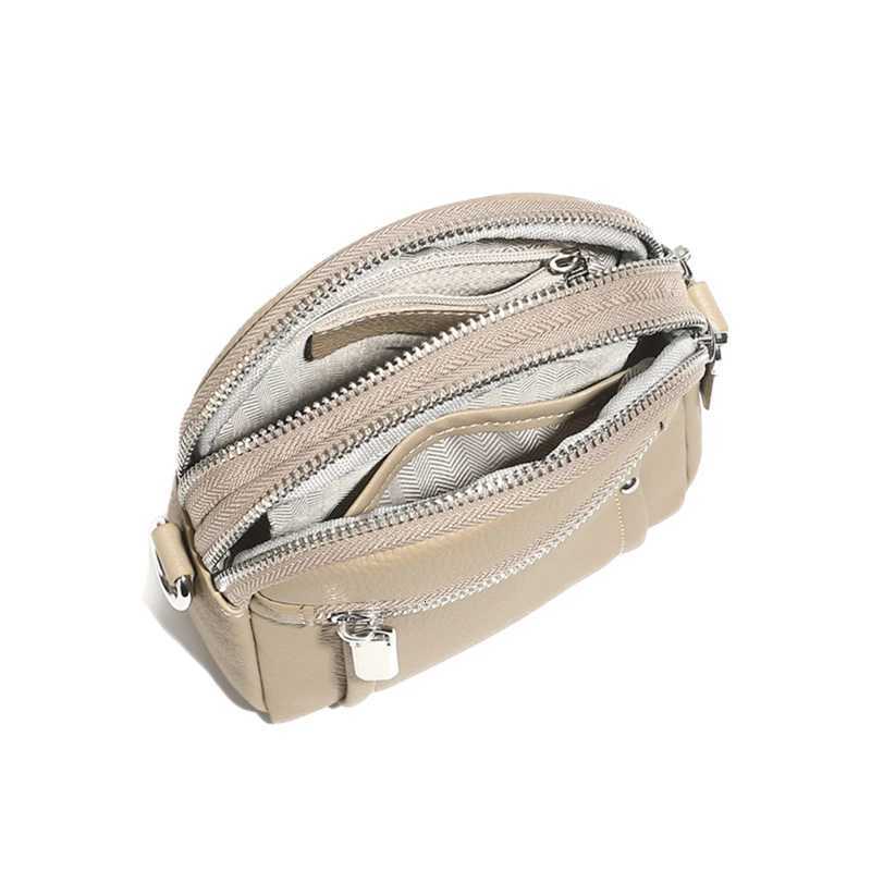 Toptrends Genuine Leather Mini Crossbody Bags For Women 2025 Designer Shoulder Purses Travel Phone Ladies Handbags Y250819