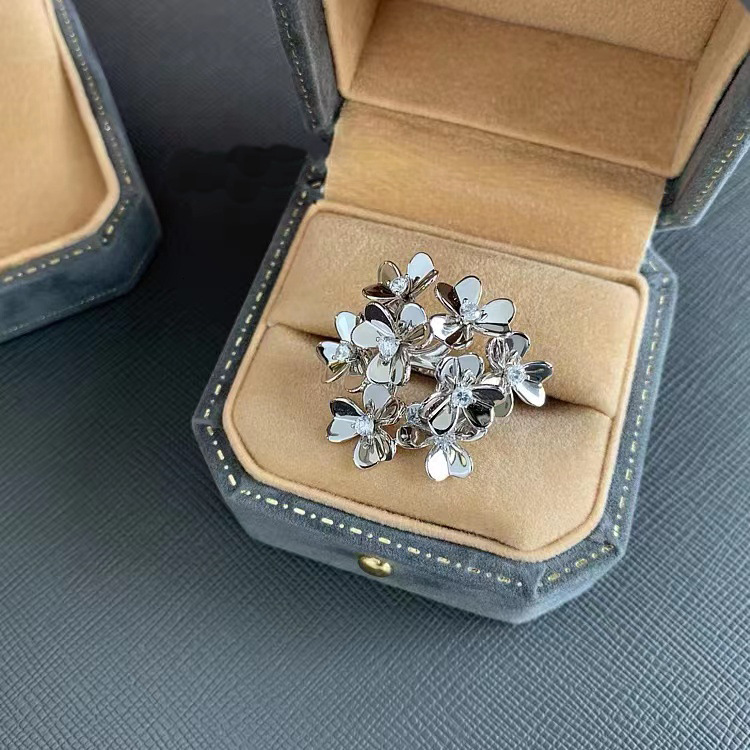 A Designer Lady's European And American Style Women's Ring An Outdoor Light Luxury Individual And Fashionable Ring High-end Texture Jewelry 