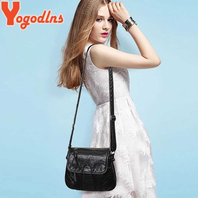 Yogodlns Fashion Designer Womens Bags New High Quality Crossbody Bag Soft PU Leather Shoulder Bag Fashion Female Bags Handbags Y250819