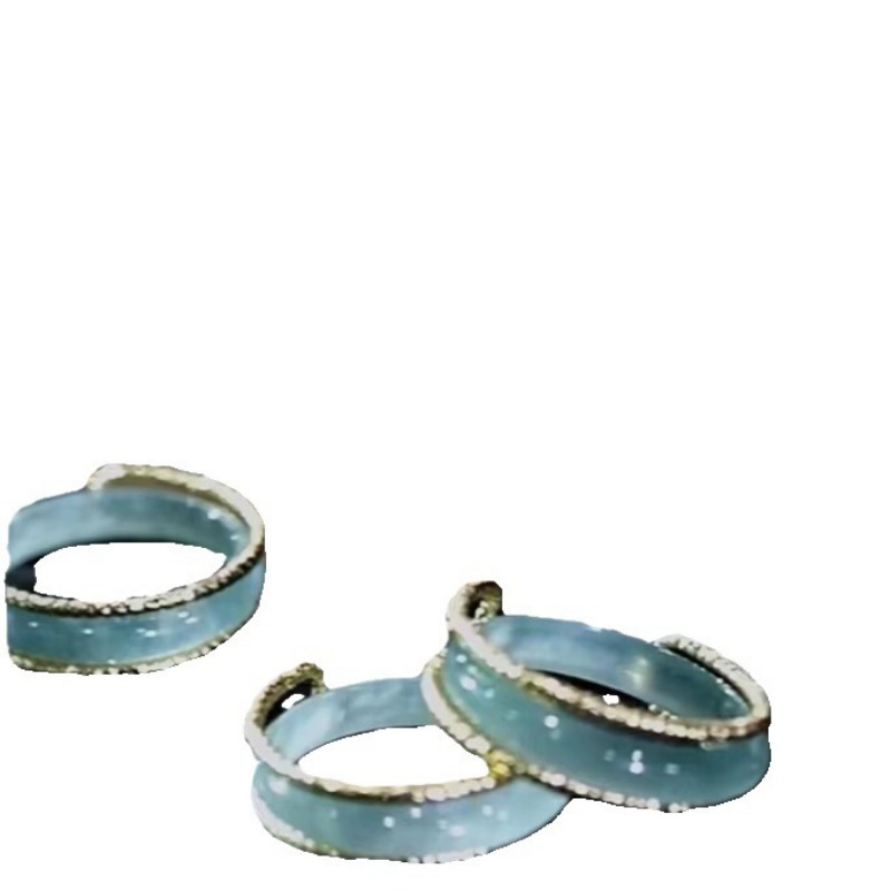 Chinese Inspired Stacking Wedding Bands for Him/Her - Interlocking Jewelry Set