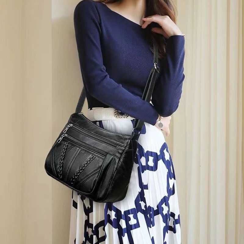 Soft texture small bag for men and women single shoulder bag versatile and fashionable crossbody bag Y250819