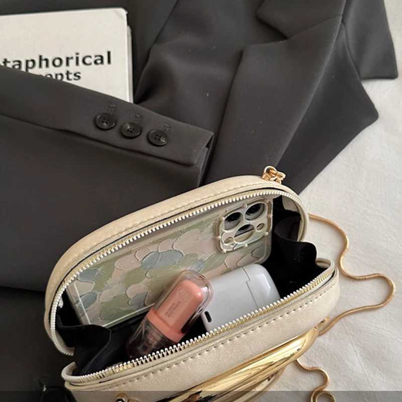 European And American Metal Frame Small Square Bag Zipper Lock FAshion Versatile Evening Essential Crossbody Bag Y250819