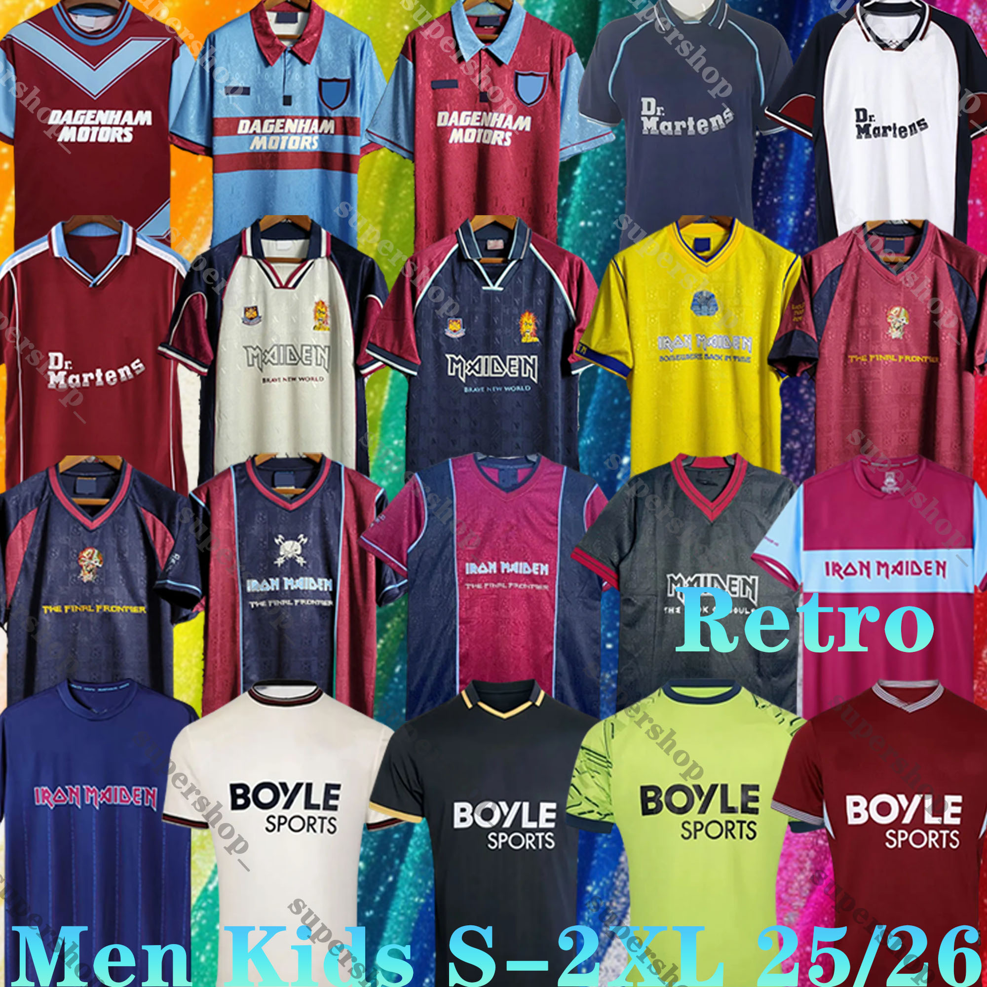 25 26 WEST HAME United Soccer Jerseys Retro 91 92 95 97 BOWEN L.PAQUETA SUMMERVILLE SOUCEK FULLKRUG KUDUS WARD-PROWSE 2025 2026 Football Shirts Men Uniform Kids Kits