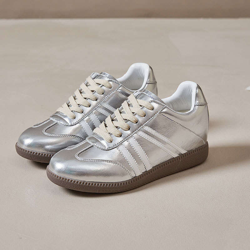 Inner Height Increase German Training for Women 2024 Summer and Autumn New Lightweight Thick-Soled Sports Sneakers Versatile Casual Forrest Gump Shoes