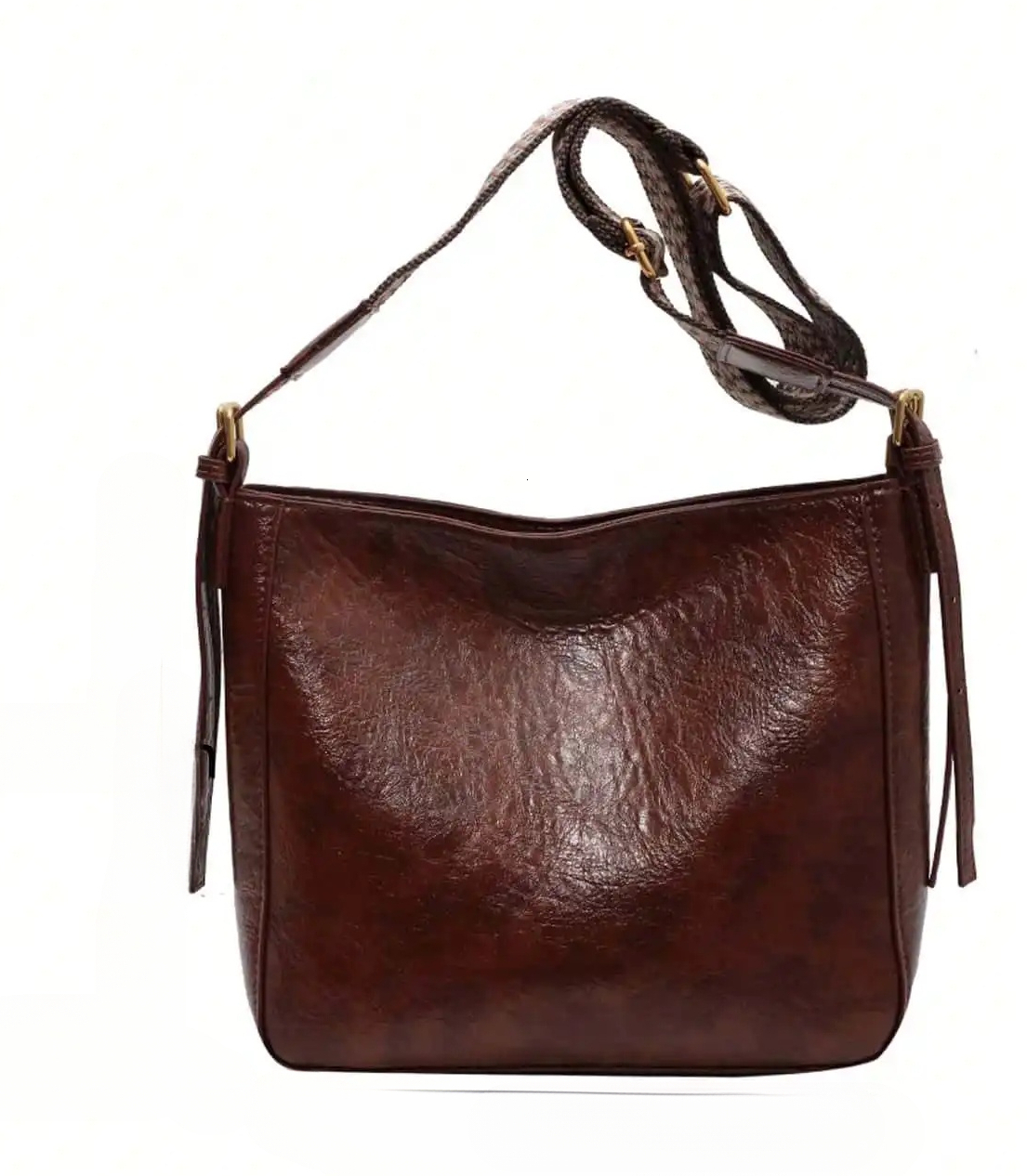 Autumn New Women s Crossbody Bag Elegant Retro Style Crossbody Bag Large Capacity Solid Color Leather Fashionable Autumn New Designer Bag Women s Shou