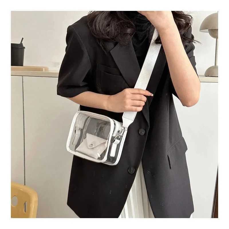 The Womens Crossbody Bag Card Bag A Fashionable Transparent Shoulder Bag Is A Casual Postman Bag Clothing Accessory for Women Y250819