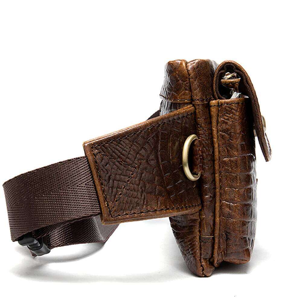 Phone Hip Banana Genuine Leather Belt Pouch Women's Waist Female Fanny Pack Travel Sport Bag