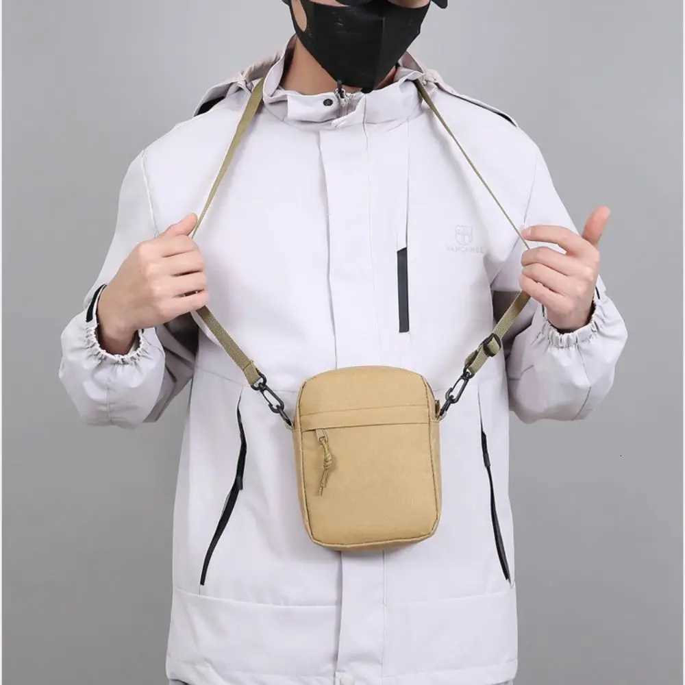 New Oxford Cloth Crossbody Bags Black White Khaki Minimalists Shoulder Bag Long Shoulder Strap Travel Storage Men Women Y250819