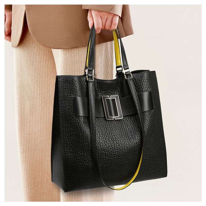 new women's high-end soft leather tote bag female texture versatile large-capacity ladies handbag can be shouldered