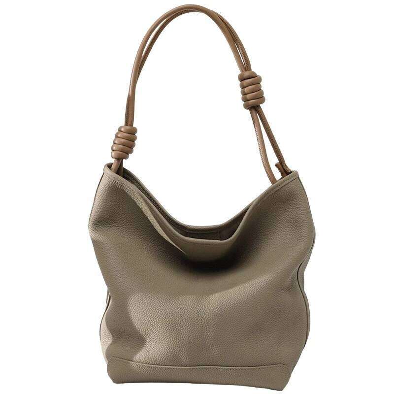 Designer Bags Jonlily Women Genuine Leather Shoulder Female Handbag Totes Casual Small Bucket Commuter Bag Daybag Purse -Kg1939 Luxury Bag
