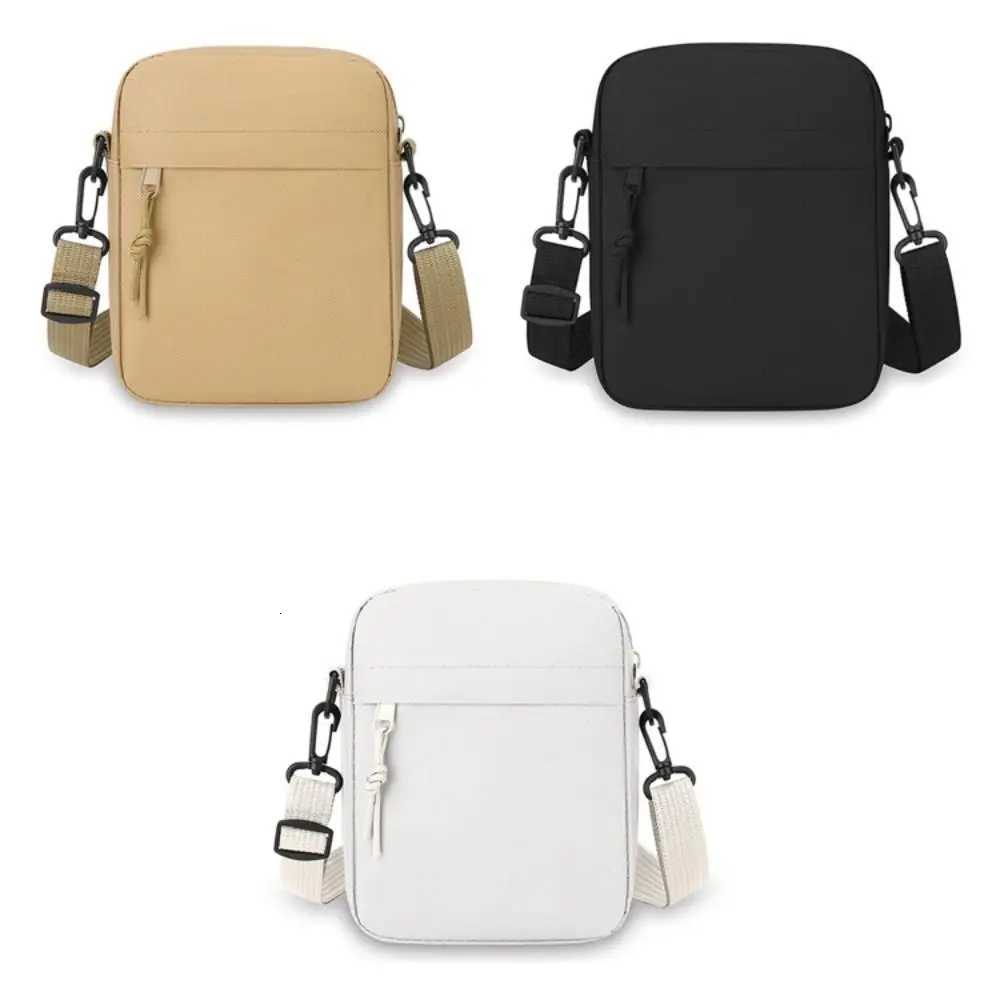 New Oxford Cloth Crossbody Bags Black White Khaki Minimalists Shoulder Bag Long Shoulder Strap Travel Storage Men Women Y250819