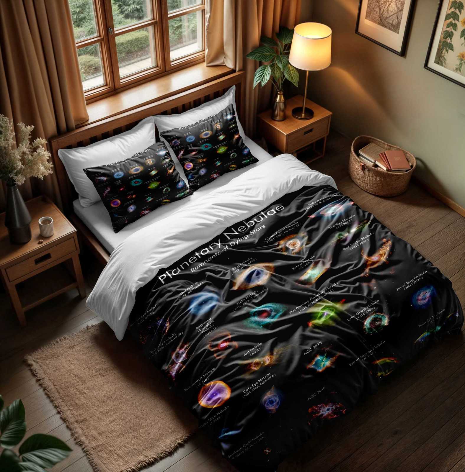 Abstract Space Nebula Duvet Cover Set UK Single Double Queen King US Twin Full King Size Bed Linen Set Y250819