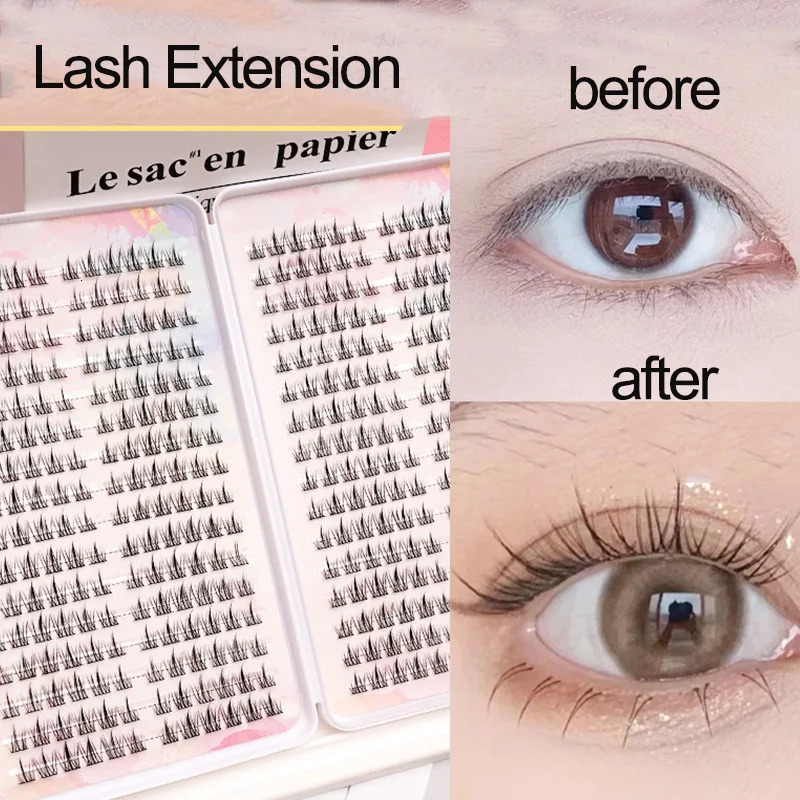 Large Capacity 384 pcs False Eyelashes Lash Cluster For Beauty 250811