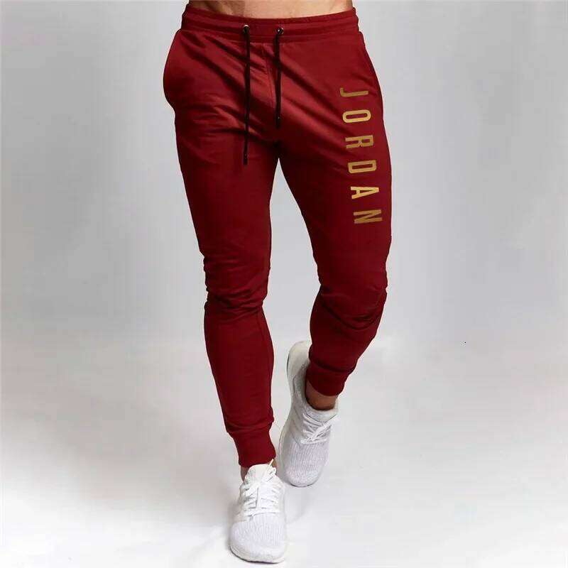 Men Loose Versatile Stretch Trousers Cross-border Spring and Autumn Slim Casual Sports Pants S-3XL
