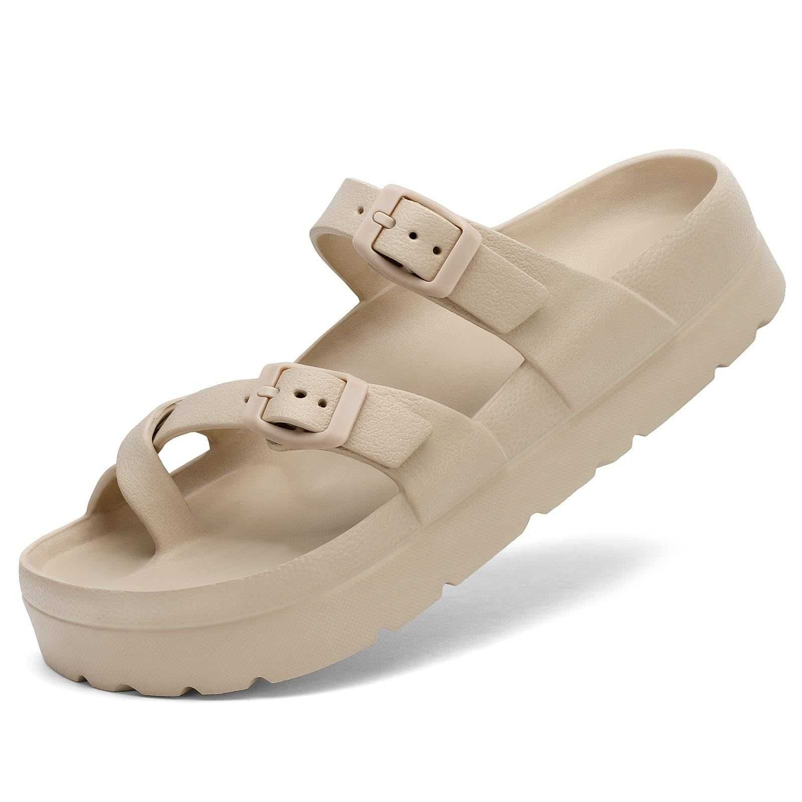 Ergonomic Footwear for Ladies: Breathable Foam Sandals Featuring High-Arch Cushioning & Secure Fastening System