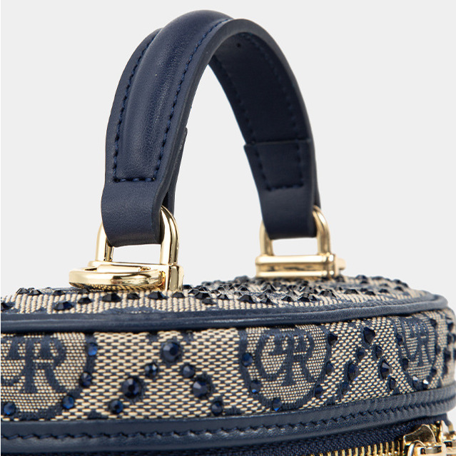 Free Shipping Designer Luxury Women's Embroidered Mini Handbag Jacquard Star Diamond Hand-held Makeup Bag Fashionable Zipper Single Shoulder Cros